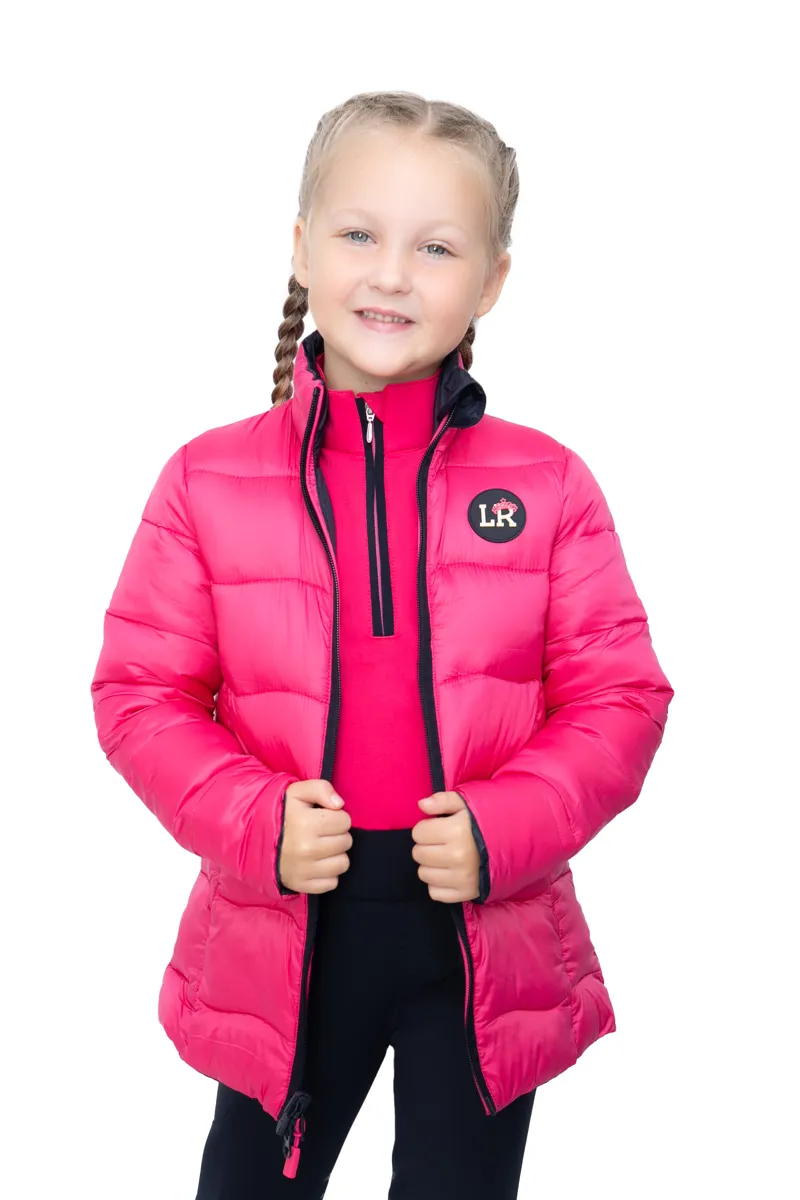 Analise Reversible Padded Jacket by Little Rider - Navy/Pink-2